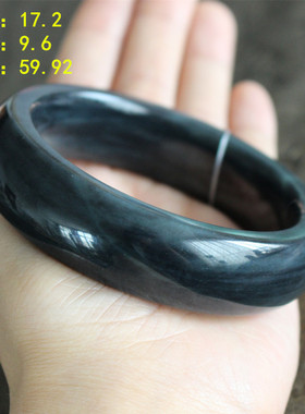 脂份100分密度90分钢板墨玉籽料