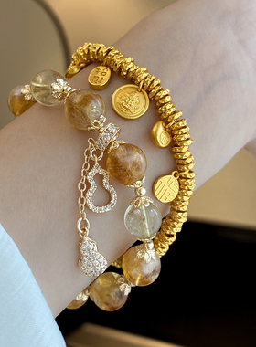 【招米】财神小胖福黄金盘缠手链