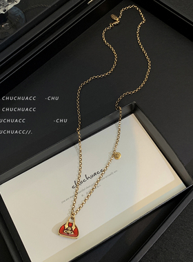 土星包包复古长款毛衣链