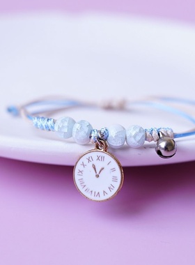 2026时尚2024年小兔子萝卜森系情侣闺蜜手链女二人 百搭时尚气质