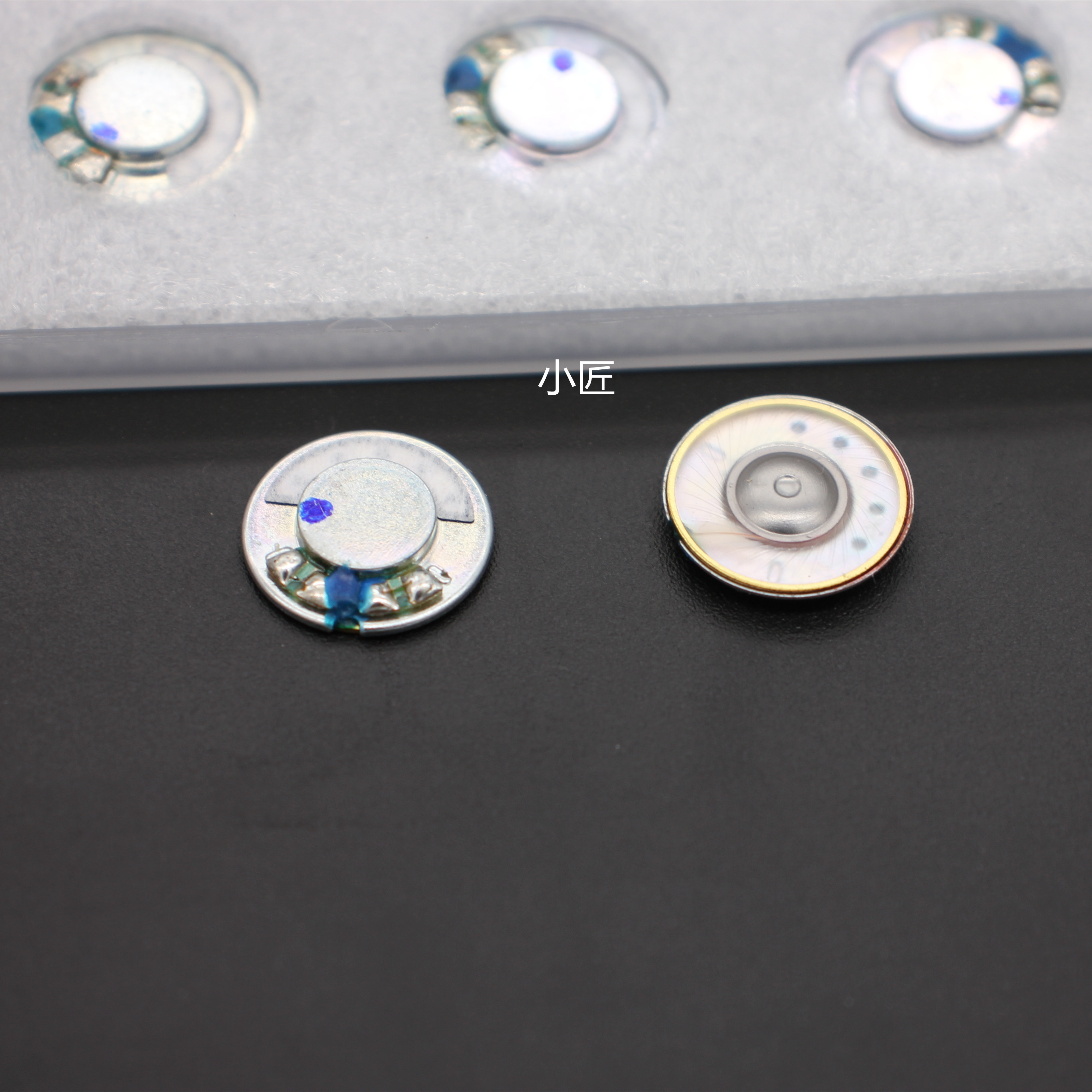 DIY耳机蓝牙超薄13MM单元2MM厚度 PU钛膜 32欧重低音声场tws 喇叭 - 图2