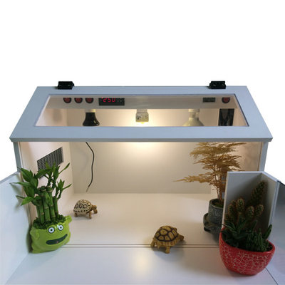 Pvc爬箱陆龟刺猬仓鼠饲养箱花园半散养保温大型水槽可定制 虎窝淘