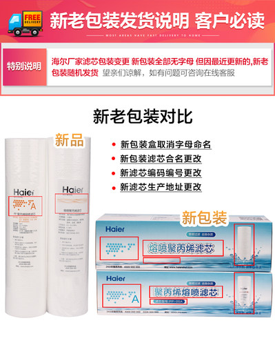 海尔净水器滤芯HRO5007-5 HRO5010/5011-5 5030-5A升级版滤芯配件 - 图3