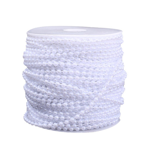 花喜爱花艺礼物珍珠配饰多规格珍珠链条花束造型配件鲜花包装材料 - 图3