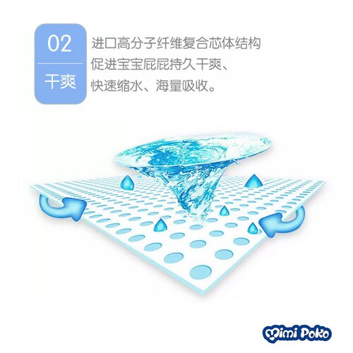 泰国进口mimipapa尿不湿新生婴儿超薄透气干爽NB码男女宝宝纸尿裤 - 图1