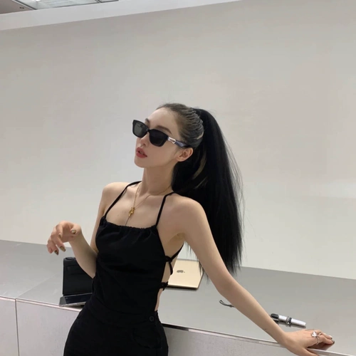 Модные ретро брендовые солнцезащитные очки на солнечной энергии, в корейском стиле, популярно в интернете, защита от ультрафиолета