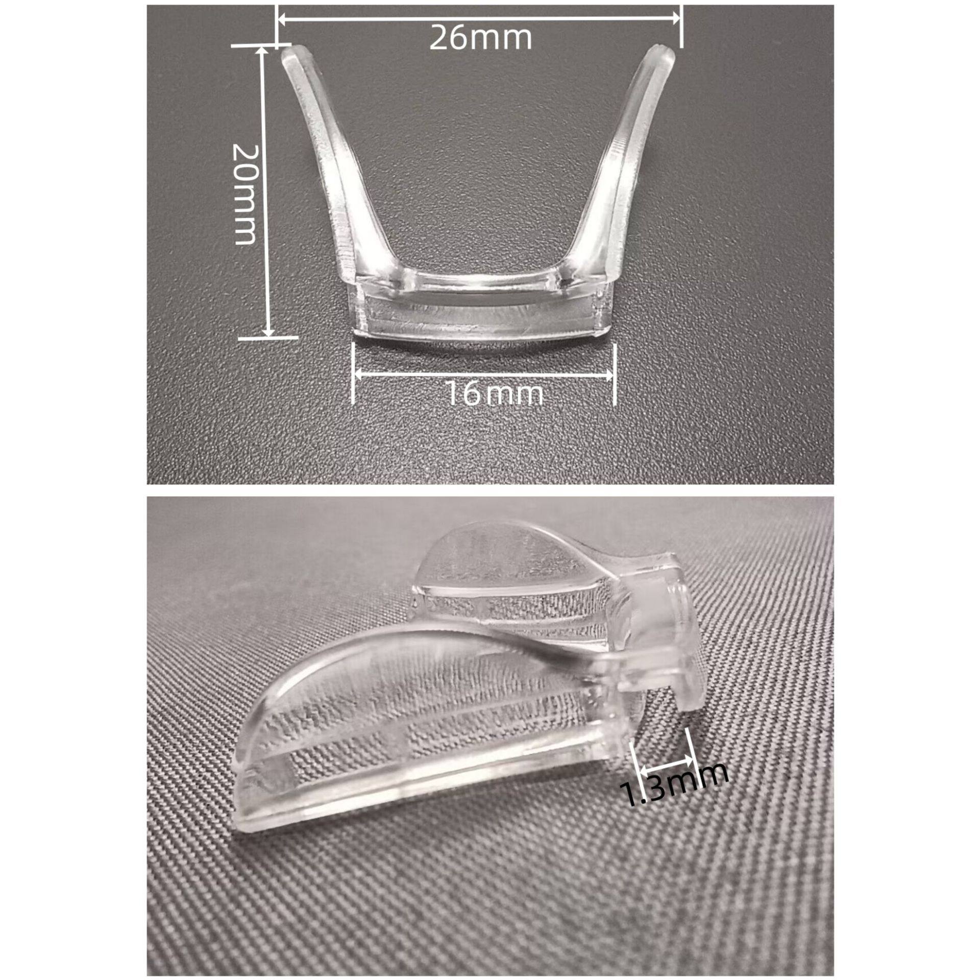 硬塑胶马鞍防滑U形连体鼻托一体卡式嵌入金属支架无螺丝 眼镜鼻托,淘宝优惠券,粉丝福利购,淘宝优惠卷