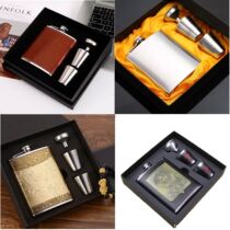 8oz Portable Pocket Hip Flask Outdoor Travel Stainless Steel