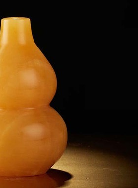 苏民峰李居明摆件黄玉客厅