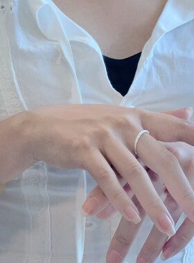 S999足银麻花活口可调女戒