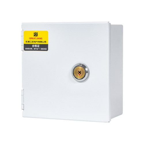 工匠银行插座保护盒白色铁刚性防护罩不锈钢盒带锁86开关防盗盖gj - 图3