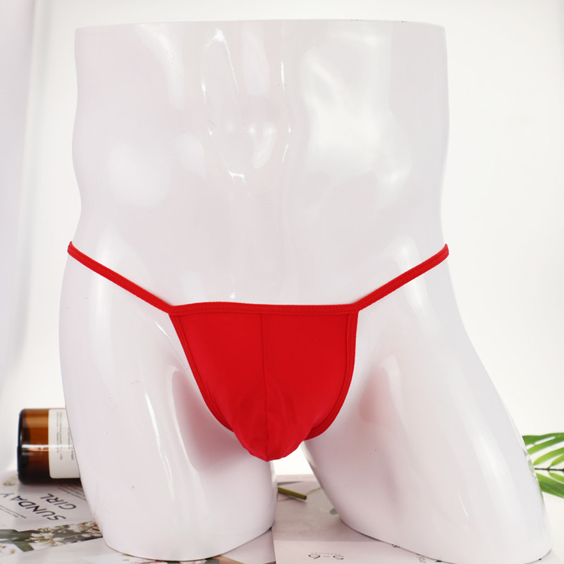 男士性感冰丝内裤半透明牛奶丝袋囊式高叉细边低腰三角内裤MS005,淘宝优惠券,粉丝福利购,淘宝优惠卷