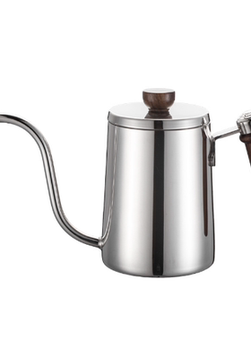 现代简约创意锈钢手冲咖啡壶长嘴壶细口咖啡器具餐桌样板房餐厅