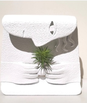 抽象售楼处吹泡泡女孩人物雕塑