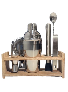 样板房酒架酒水间酒吧调酒套装不锈钢调酒工具实用器软装饰品用具