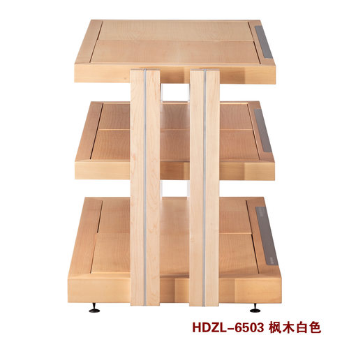 音悦汇典FE HDZL-6503 枫木色实木音响机架 音响架 功放架 器材架 - 图2