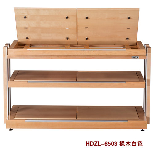 音悦汇典FE HDZL-6503 枫木色实木音响机架 音响架 功放架 器材架 - 图0