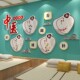 History of the Development of Traditional Chinese Medicine Health Center Decoration Hanging Pictures Wall Promotional Posters Massage Physiotherapy Shop Moxibustion Background Design