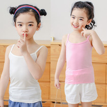 Girl 3 harnesses vest 5 Modale Summer 6 thinner 7 baby lingerie girl 8 hit undershirt CUHK boy 9 years old