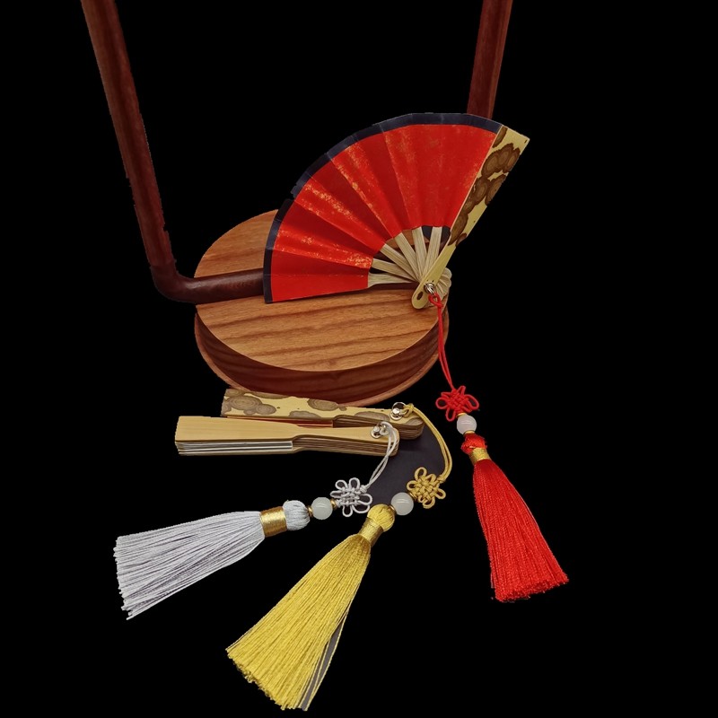 2.5寸迷你小扇子车挂手机链梅妃斑竹小折扇苏工扇面手工空白娃娃,淘宝优惠券,粉丝福利购,淘宝优惠卷