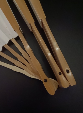 徽宝堂纯手工十寸玉竹宣纸折扇