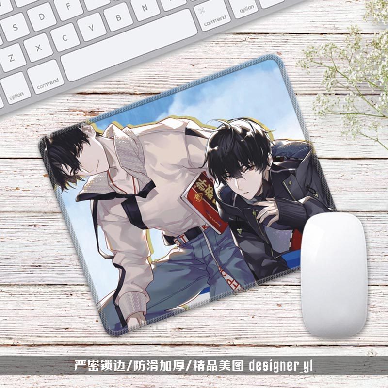 鼠标垫伪装学渣加厚锁边防滑贺朝谢俞原耽二次元卡通学生电脑周边,淘宝优惠券,粉丝福利购,淘宝优惠卷