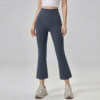 Women's eight-point high-waisted yoga flared fitness pants