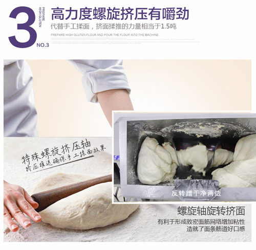 晟阳电动和面搅拌机商用25公斤15揉面搅面机不锈钢活面机家用小型 - 图2