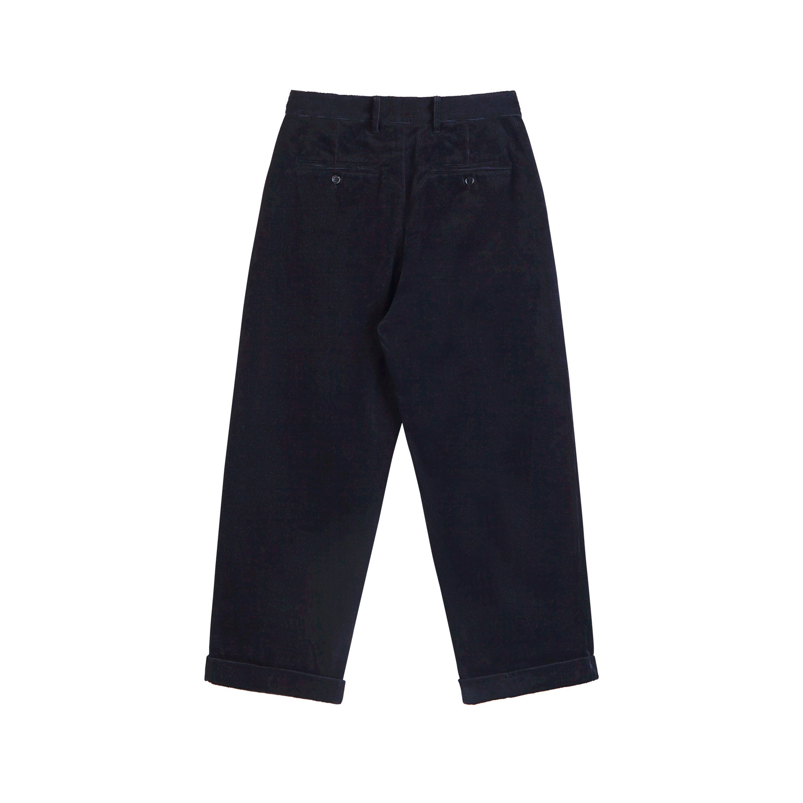 IDLT 宽松直筒 灯芯绒双褶阔腿休闲裤老钱风复古水洗潮流简约百搭,淘宝优惠券,粉丝福利购,淘宝优惠卷