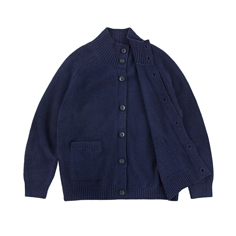 IDLT  UPW羊毛外套 高领针织毛衣开衫复古男女同款休闲百搭宽松款,淘宝优惠券,粉丝福利购,淘宝优惠卷