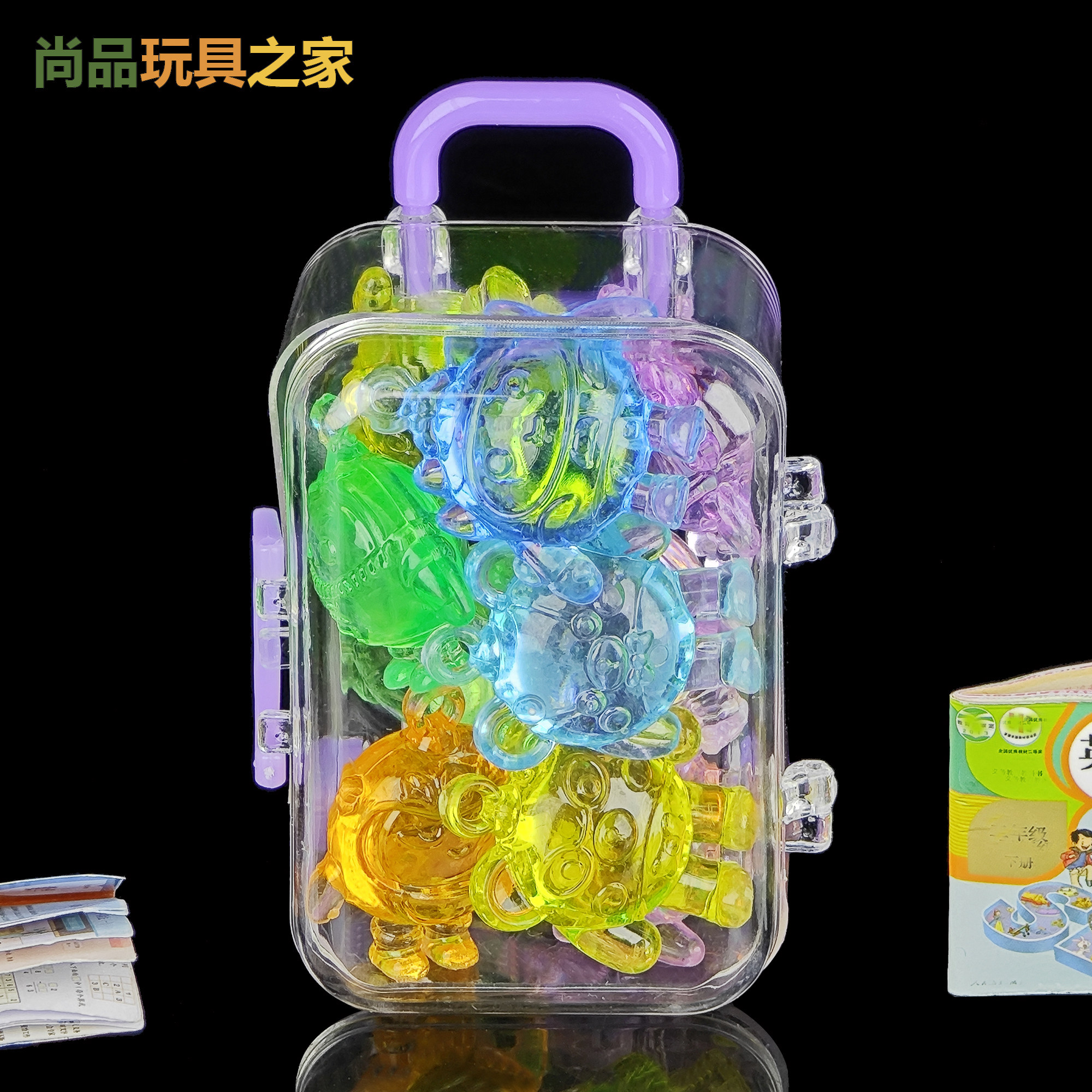 卡通水晶蛋仔派对玩具迷你公仔手办儿童生日小礼物男孩女孩伴手礼