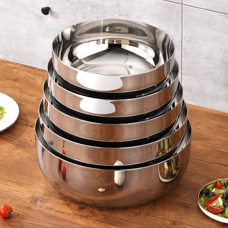 德国Hugo和面盆316不锈钢带盖揉面盆加深加厚家用汤盆厨房洗菜盆,淘宝优惠券,粉丝福利购,淘宝优惠卷