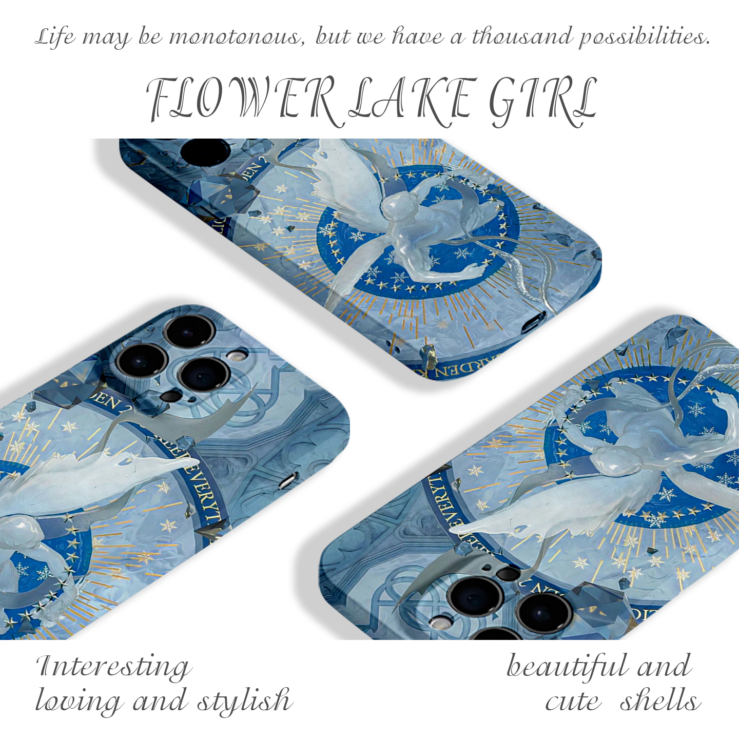 【神明赎昧】艺术天使雕塑适用iPhone17/16promax手机壳华为mate60软OPPOreon12苹果14小众vivoX200一加ACE3V - 图2