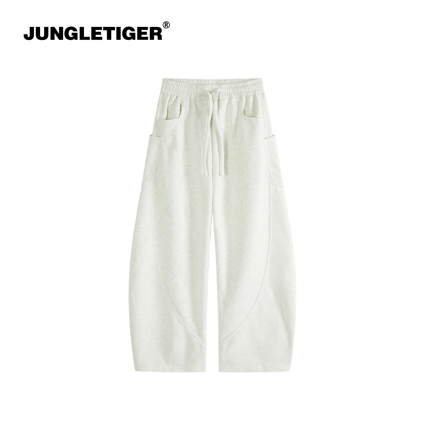 丛林老虎多口袋慵懒松弛感重磅卫裤男宽松bf风运动休闲阔腿弯刀裤,淘宝优惠券,粉丝福利购,淘宝优惠卷