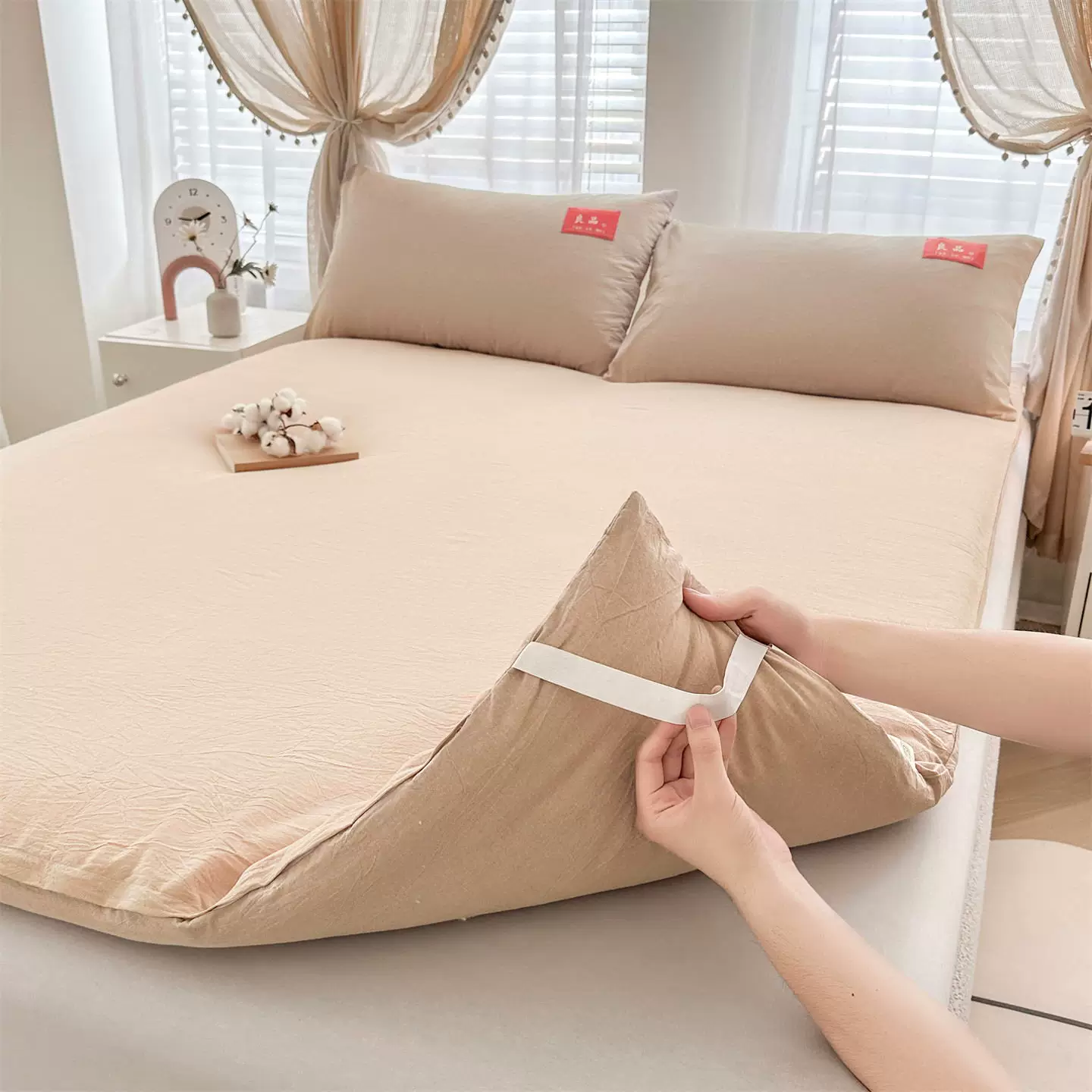 Cotton detachable mattress, bedding