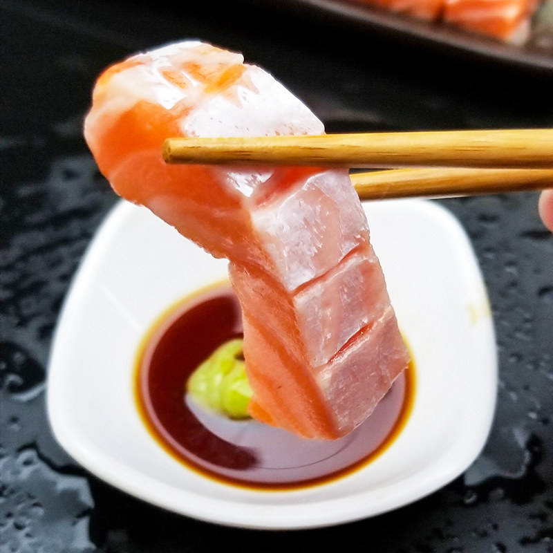 三顿饭三文鱼250g生鱼片寿司鱼腩 三顿饭三文鱼