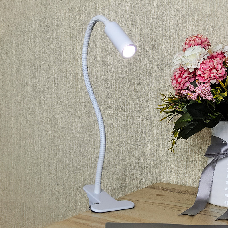 usb床头阅读灯夜读看书护眼led小夹灯宿舍聚光台灯夹子式射灯插电,淘宝优惠券,粉丝福利购,淘宝优惠卷