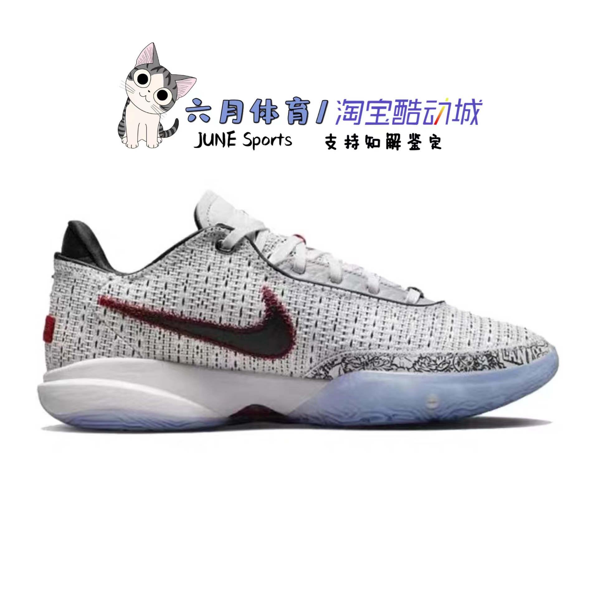 耐克Nike LeBron 20 詹姆斯LBJ20 低帮实战耐磨篮球鞋 DJ5422-100 - 图1