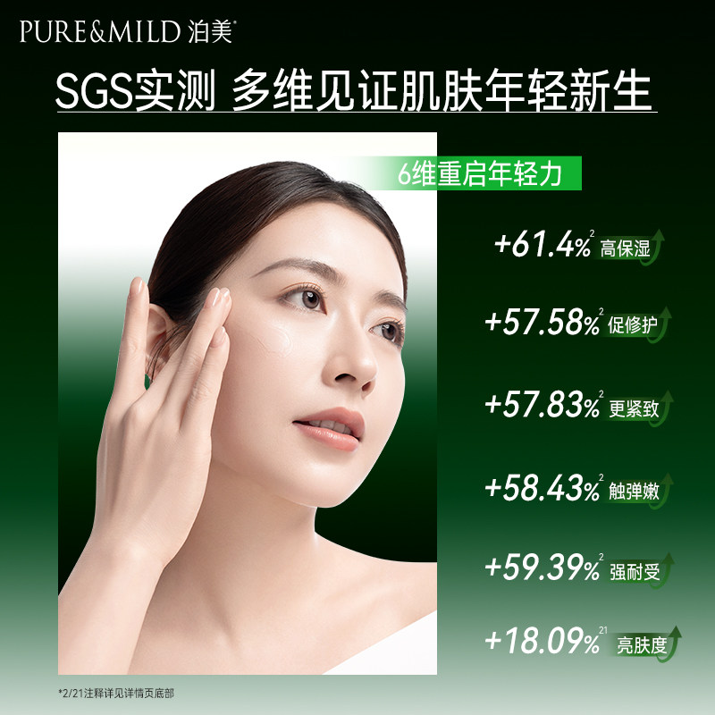 泊美胶原蛋白抗皱紧致套装女淡纹抗衰老保湿滋润官方旗舰店正品