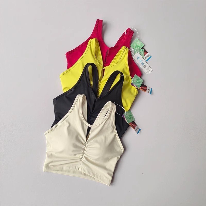 夏季新款高强度一体式防震纯色运动内衣训练聚拢健身瑜伽背心女,淘宝优惠券,粉丝福利购,淘宝优惠卷