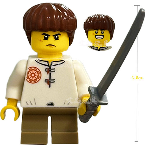 国产幻影忍者初代龙服绝版加满都小劳埃德稀有人仔拼插积木男玩具 - 图2