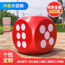 Solid Foam Dice Large Size Sieves Custom Colors Outdoor Activities Promotion Games Props Toy Teaching Aids Dice