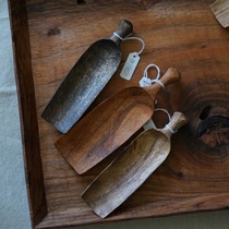 Spot -- Japanese woodworking writers palace under the hand to make a mountain cherry wood hupeach wood teaspoon tea spoon