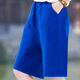 Bei Mengting casual high waist cotton and linen wide leg pants