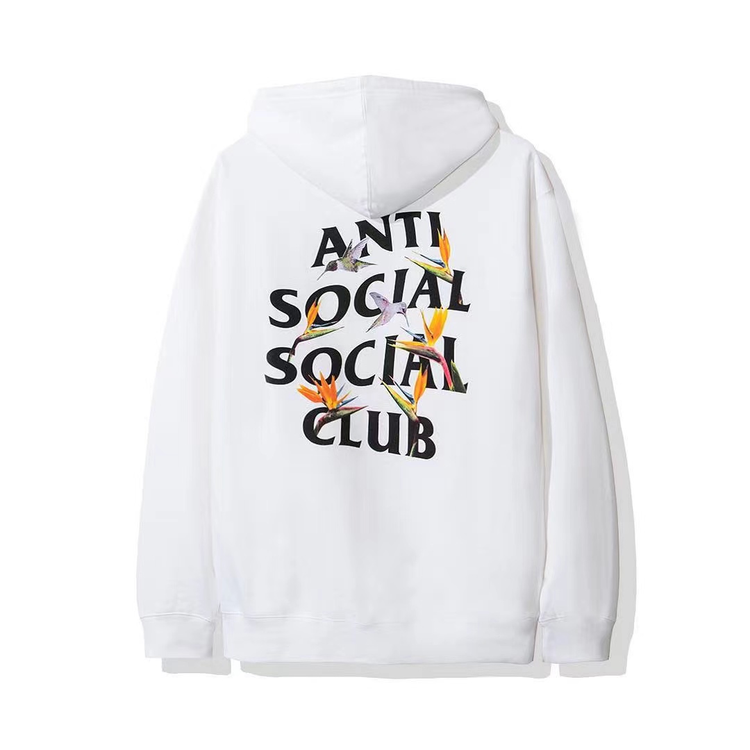 Anti Social Social Club ASSC新款美潮卫衣情侣小众宽松套头帽衫-图1