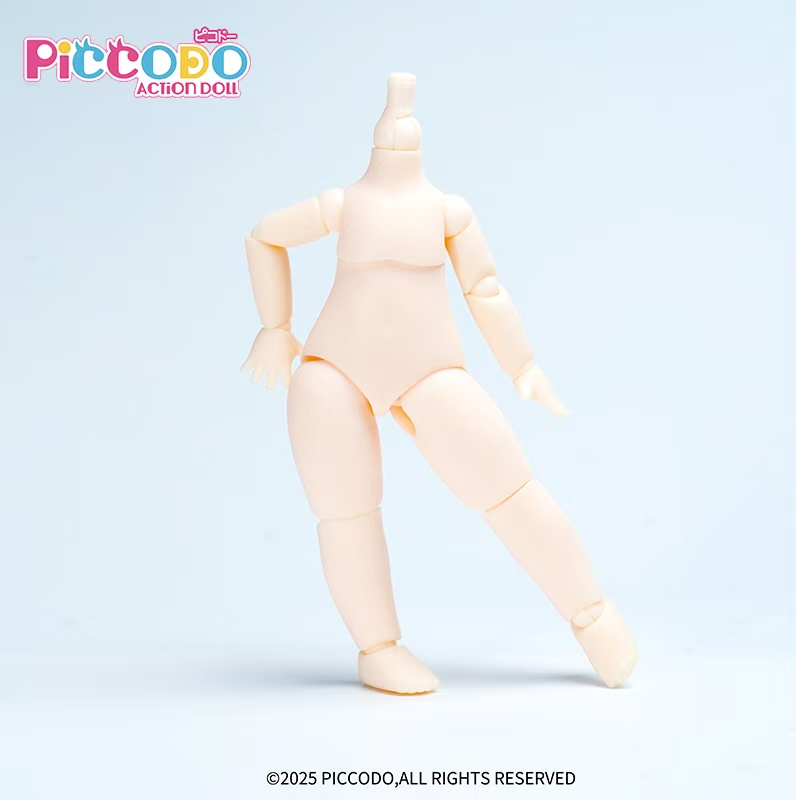 Piccodo现货 原创正版啾比体素体可动人偶bjd娃娃12分身体超白肌 - 图3