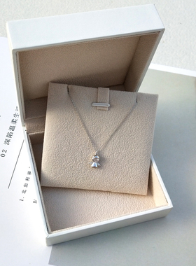 纯银韩国森女系短款生日礼物项链