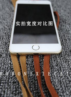 扁平微蜡帆布鞋鞋带高帮鞋板鞋