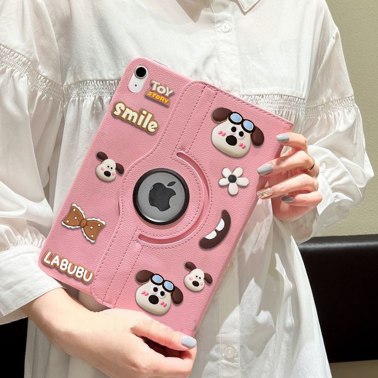 2024款华为MatepadSE保护套赠掌门狗公仔擎云c5e10.4英寸擎云二代C5/C7旋转式可支架11/11.5寸荣耀7/z5平板壳 - 图2