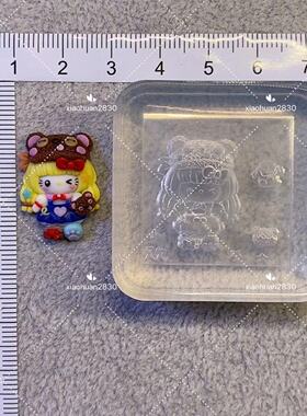 美甲宠物饰品立体雕花硅胶模具